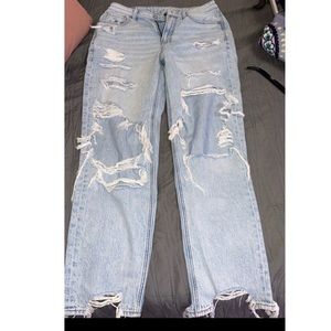american eagle mom jeans size 6